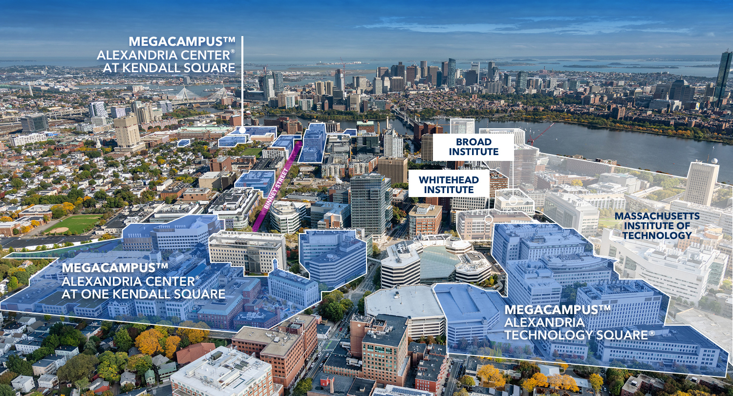 Aerial Map of Cambridge Properties