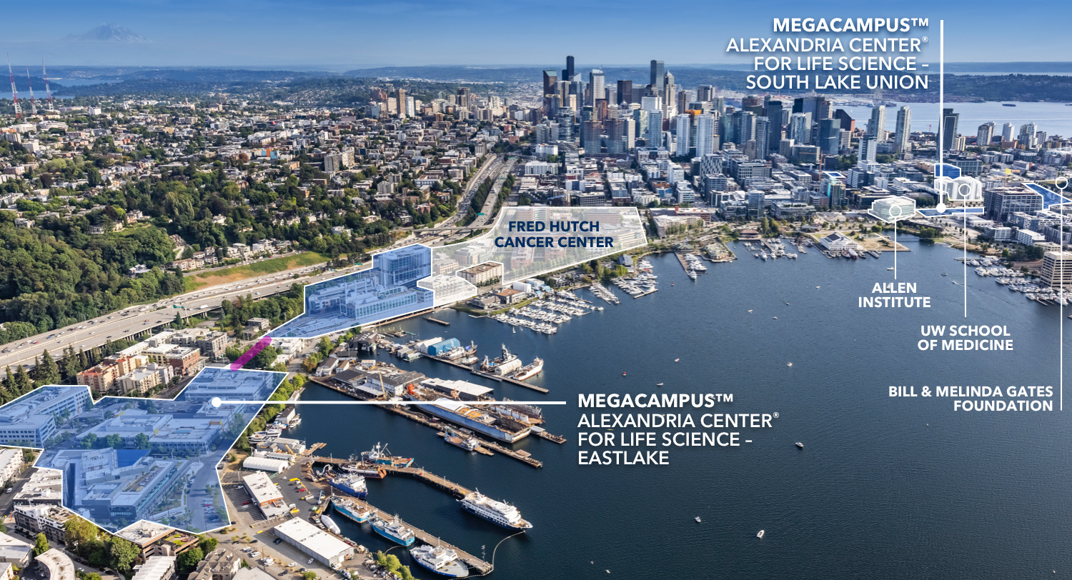 Aerial Map of Lake Union Properties